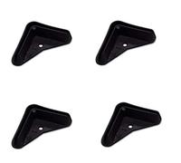 4 pièces bec pour poteaux d'angle Chausson plastique pour étagère mm. 35 x 35