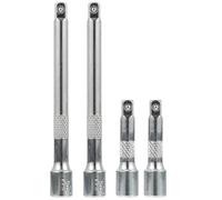 4 Pièces Bielle de Connexion, Rallonge à Cliquet | Usage Maison et Atelier, pour Douilles et Clé Électrique, Surface Lisse, Changement Rapide