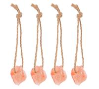 4 Pièces Bloc de Léchage Minéral pour Chevaux et Lapins, Sel | Suspendre pour Usage Pratique, Riche en Minéraux Naturels, Soutient Nutrition et Bien-être, pour Animaux