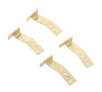 4 Pièces Bloc D'enclume en Métal pour Outil à Ruban Adhésif, Or | Pièce de Rechange Précise, Performance Stable en Milieu Humide, Résistance aux Chocs, pour Serrage et Jardin