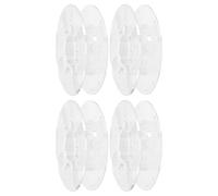 4 Pièces Bobine de Filament Vide Réutilisable pour Imprimante Ps | Assemblage Rapide Modulaire, Réduit L’emmêlement des Fils, Lot de Quatre pour Projets D’impression 3d