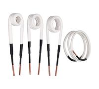 4 Pièces Bobines de Chauffage par Induction sans Flamme Induction Boulon Chauffage Outil Bobine Chauffage par Induction Accessoires 3.0mm Noyau en Laiton