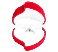 4 Pièces Boîte À Bague En Velours, Boîte D'emballage De Bague Romantique Boîte De Bague, Ecrin Bague Forme De Coeur, Boîte À Bijoux Rangement, Coffret Cadeau À Bague Pour Mariage Fianailles Cérémonie