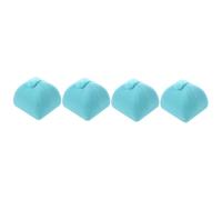 4 pièces boîte boîte à bagues bijoux porte-bague bijoux coffret cadeau pendentif étui à bague étui à bague de mariage support de stockage de boucle d'oreille étui à bague de fiançailles support d'affi