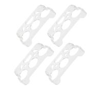 4 Pièces Boîte de Rangement D’œufs Fixe en Plastique | Design Clair et Surface Lisse, Gain de Place, Cuisine et Garde-manger, Œufs de Canard ’oie
