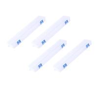 4 Pièces Boîte de Rangement Transparente, Plastique, Couvercle | Identification Facile du Contenu, Transport Pratique, pour Calligraphes et Enseignants, Usage Maison ou Atelier