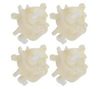 4 Pièces Boîte D'engrenages Oscillante, ABS Blanc | Mouvement Fluide et Silencieux, Meilleure Couverture D'air, Pièce Compatible Plusieurs Modèles