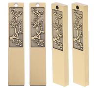 4 Pièces Boîtier de Clé USB Style Chinois Fleur de Prunier
