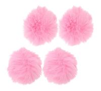4 Pièces Bonnet Anti-vent pour Microphone Lavalier | Bruit du Vent, Léger et Portable, pour Podcast et Tournage en Extérieur