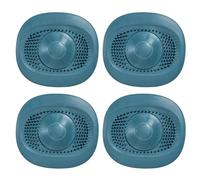 4 Pièces Bouchon de Joint D’évier Bleu Tpr Anti-odeur | Élasticité Élevée, Installation Facile, Usage Atelier et Évier Collectif, Compatible Broyeur