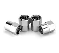 4 Pièces Bouchon de Valve Voiture pour Smart Brabus, Capuchon Pneu Capuchon Antipoussière Roue de Voiture Anti-PoussièRe Capuchons décoration Valve