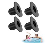 4 Pièces Bouchon Piscine,Bouchon de Piscine,Bouchon Piscine,Bouchon de Trou Crépine Pompe Filtre,Piscine Hors Sol Caoutchouc Hors Vidange Accessoire pour Compatible avec Intex et Bestway Spa Piscines
