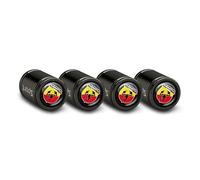 4 Pièces Bouchon Valve Pneu Voiture pour Abarth 500 500L 500X Bravo 2022, Bouchons Anti-poussière de Pneu de Voiture Couvre-Valve Voitures,B