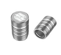 4 Pièces Bouchon Valve Pneu Voiture pour Suzuki Alto VI I2009-2014, Bouchon Pneu Voiture Bouchons de Valves pour Auto Capuchons Valve,Grey