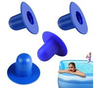 4 Pièces Bouchons de Piscine, Bouchons Muraux pour Piscine, Bouchon Trou Crépine de Piscine, Bouchon de Piscine Hors Sol de Remplacement, Compatible Intex et Bestway