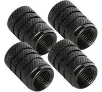 4 pièces Bouchons de Tige de Valve de Pneu en pour Volkswagen ID.7 2024 2025, Bouchons Anti-poussière de Pneu de Voiture en métal