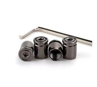 4 Pieces Bouchons De Valve De Pneu pour BMW X4 2014-2023 2024 2025 F26 G02, Bouchon Valve Pneu Voiture, Bouchon De Valve Voiture, Anti-Fuite Anti-PoussièRe ImperméAble,B