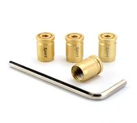 4 Pièces Bouchons de Valve de Pneu, pour BMW X4 X4M F26 F98 G02 20i 20d 30i 30d M40i M40d résistant à la Corrosion Anti-poussière Accessoires De Roue Durables,C