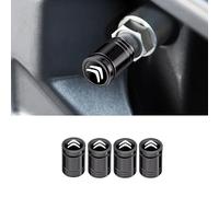 4 Pieces Bouchons De Valve De Pneu pour Citroen C3 2003-2009, Bouchon De Valve Voiture, Bouchon Valve Pneu Voiture avec Joint D'éTanchéIté, Anti-PoussièRe,B