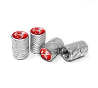 4 Pièces Bouchons de Valve de Voiture pour Abarth 595 2012-2016,Capuchon de Valve de Pneu,Capuchon Antipoussière,Valve Protection Accessoire,Antipoussière