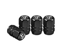 4 Pièces Bouchons de Valve de Voiture pour Abarth 595 312 I 2012-2024,Capuchon de Valve de Pneu,Capuchon Antipoussière,Valve Protection Accessoire,Antipoussière,C