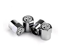 4 Pièces Bouchons de Valve de Voiture pour MG F/MG TF,Capuchon de Valve de Pneu,Capuchon Antipoussière,Valve Protection Accessoire,Antipoussière,B