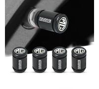 4 Pièces Bouchons de Valve de Voiture pour MG ZS GS TF GT ZT MG 350 3 5 6A,Capuchon de Valve de Pneu,Capuchon Antipoussière,Valve Protection Accessoire,Antipoussière,C