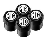 4 Pièces Bouchons de Valve de Voiture pour MG3 MG5 MG6 MG7 MG Navigator TF ZS GS GT,Capuchon de Valve de Pneu,Capuchon Antipoussière,Valve Protection Accessoire,Antipoussière,B