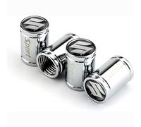 4 Pièces Bouchons de Valve de Voiture pour Suzuki Baleno 2 (II) I 2015-2019,Capuchon de Valve de Pneu,Capuchon Antipoussière,Valve Protection Accessoire,Antipoussière,C