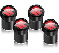 4 Pièces Bouchons de Valve de Voiture pour Suzuki Kizashi Jimny IGNIS Livio SX4 Swift S-Cross Vitara WagonR,Capuchon de Valve de Pneu,Capuchon Antipoussière,Valve Protection Accessoire,Antipoussière
