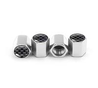 4 Pièces Bouchons de Valve Pneu pour Honda Goldwing 1800 GL1800 Gold Wing GL 1800, Bouchons Anti-poussière, Accessoires Moto, Valves de Roue,Silver
