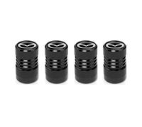 4 Pièces Bouchons de Valve Pneu pour Mazda CX-80 2024-2025, Cache-poussière de Roue Étanchéité Air Design Alliage Durable Accessoires Extérieur Voiture