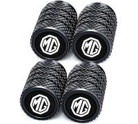 4 Pièces Bouchons de Valve Pneu pour MG HS Trophy 2024 2025, Cache-poussière de Roue Étanchéité Air Design Alliage Durable Accessoires Extérieur Voiture