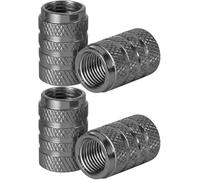 4 Pièces Bouchons Valve Voiture pour Escort 81 / Orion 83 / Escort 86 / Orion 86 1980-1990, Pneu Caps Capuchon Accessoire Chapeaux en Tige,A