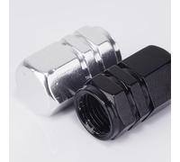 4 Pièces Bouchons Valve Voiture pour Renault Modus/Grand Modus 2004 2005 2006 2007 2008 2009 2010 2011 2012, Pneu Caps Capuchon Accessoire Chapeaux en Tige,Black