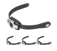 4 Pièces Boucle de Rechange pour Patin à Roues Alignées, Verrouillage | PP Noir, pour Entretien et Réparation D’équipement, Liens de Patin pour Coques