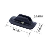 4 Pièces Boucle Fixe pour Câble de Vélo de Montagne, Lot 4 | Réparation, Fixation de Gaine de Frein à Disque et Remplacement de Butée Cadre, Usage Vélo Route