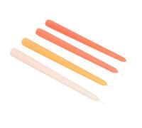 4 Pièces Bougie Parfumée Effilée Rose en Cire Végétale pour Table et | Ambiance Chaleureuse, Accent Décoratif pour Porte-bougie, Présent Romantique, Décoration de Fête, Saint-valentin