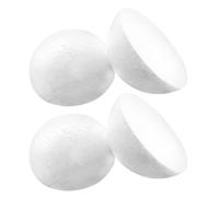 4 Pièces Boules de Mousse Semi-circulaires Blanches