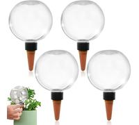 4 PièCes Boules D'Irrigation pour Plant, Globe D Arrosage Plant Automatique Transparent,en Pot Auto-Arrosage, Ampoules D'Arrosage IdéAles pour Les JardinièRes, La Maison, L'IntéRieur Et L'ExtéRieu