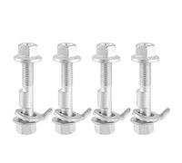 【4 pièces】 boulons de carrossage de roue, vis excentrique de carrossage 0.5in 12mm 10.9 qualité dureté kit de boulon de carrossage réglable accessoires d'alignement de quatre roues de voiture