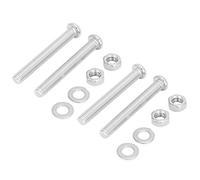 4 Pièces Boulons et Écrous Échelle de Piscine, Kit de Remplacement de Boulons de Marches Échelle en Acier Inoxydable, Vis de Fixation pour la Fixation Escaliers Hors Sol