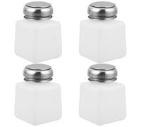 4 Pièces Bouteille d'alcool Isopropylique 100ml en Plastique Blanc