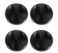 4 Pièces Bouton de Minuterie Axe, pour Autocuiseur Électrique | Remplacement pour Four à Micro-ondes, Marquages Clairs, Installation Facile, Plastique, Format 4,70x4,70x1,50cm