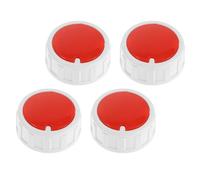 4 Pièces Bouton de Remplacement pour Minuterie Électrique, Axe 6mm, | Commande Fluide pour Minuteries Mécaniques, Ventilateurs Industriels et Chauffages, Installation Pratique Lors de L’entretien