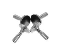 4 Pièces Bouton D'interrupteur Métallique Noir, Cuivre | Remplacement pour Douille, Commande Simple, Lot Unique, Usage Maison, Réparation D’éclairage, Finition Chrome