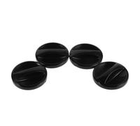 4 Pièces Bouton Minuterie Autocuiseur Électrique Noir en Plastique | Commande à Visser, Axe, Marquages Lisibles et Résistants, pour Réparation la Cuisine