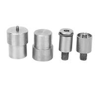 4 pièces bouton pression Die moule argent Kits de remplacement en acier inoxydable pour 831 boutons, presse à pression Machine Die Accessoire