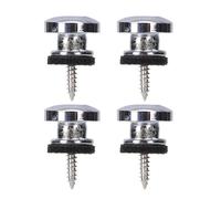 4 pièces boutons de verrouillage de sangle de guitare broches d ' extrémité en métal sangles de sécurité système de retenue de boucle de ceinture pour guitare basse ukulélé sangles de verrouillage