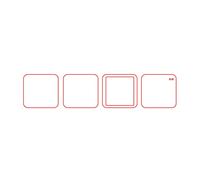 4 Pièces Bricolage Secouer Acrylique Vierge Fabrication À La Main Brique Matériaux Ensemble Matériel